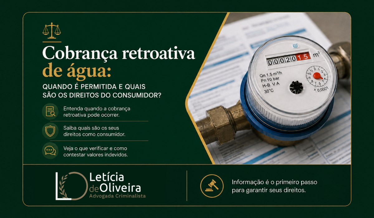 Cobrança retroativa de água: direitos do consumidor