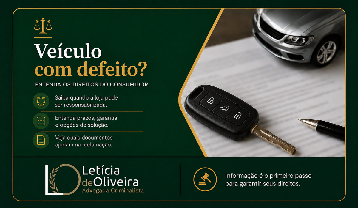 Veículo com defeito: conheça os direitos do consumidor
